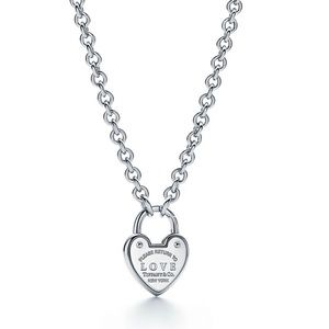 Tiffany & Co. “Return to Love” heart lock and chain